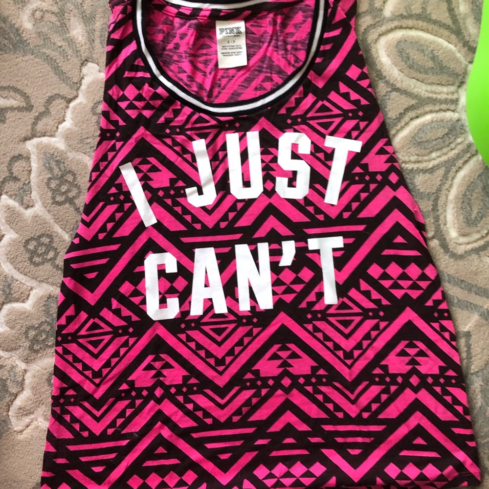 Pink tank top
